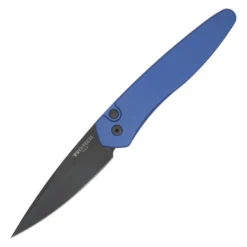 Pro-Tech Newport - Blue Aluminum / DLC CPM-S35VN - 3407-Blue