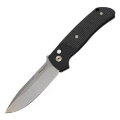 Pro-Tech Terzuola ATCF - Black Aluminum W/ G-10 Inlays / Stonewash CPM MagnaCut - BT2714