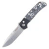 Pro-Tech ATCF, Black Aluminum W/ FatCarbon White Storm Inlays / Stonewash CPM-Magnacut - BT2731-WS