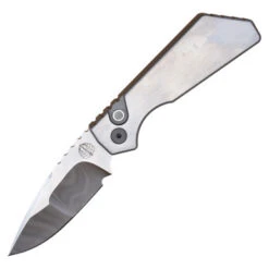 Pro-Tech Strider PT+ Custom (Small Blems), Satin Finish Stainless / Mike Irie Hand Ground 154cm - 005