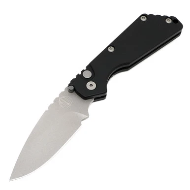 Pro-Tech Strider SnG - Black Aluminum / Bead Blast 154CM - 2401-B 1 Pro-Tech Strider SnG - Black Aluminum / Bead Blast 154CM - 2401-B