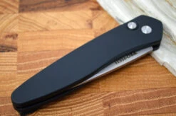 Pro Tech Newport Auto Left Hand - Black Aluminum Handle - S35VN Stonewash Blade 3405-LH -Pro-Tech Knives Shop DSC 0001 78f4e21b 0395 4700 8991 81529ca8ae8f