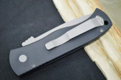 Pro Tech Emerson Auto - Black Anodized Aluminum Handle / Blasted Finished Tanto Blade / CPM-154CM Steel E7T01 -Pro-Tech Knives Shop DSC 0020 5afb1f69 4e03 4c69 968f d1e7cd6727a6