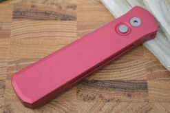 Pro Tech Godson Auto - Red Handle - 154CM Blasted Blade -Pro-Tech Knives Shop DSC 0028 47f00526 dde7 4e37 8736 bcc29f278302