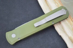 Pro Tech Godfather Auto - OD Green Aluminum Handle / Blasted Blade 920-GREEN -Pro-Tech Knives Shop DSC 0153 a1fc49a1 416b 4cd8 b7bc 9f7ff3a5251f