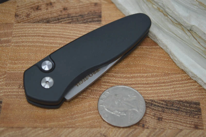 Pro Tech Sprint Auto - Black Handle - Stonewash S35VN Blade 5 Pro Tech Sprint Auto - Black Handle - Stonewash S35VN Blade - Image 5