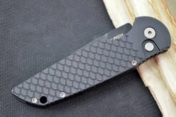 Pro Tech Tactical Response 3 Auto - Black Handle / Fish Scales / Black D2 Blade With Partial Serrate TR-3-X2-D2 -Pro-Tech Knives Shop DSC 0164 bbbf6bde 5e0b 474e 90fe ca03da65d18d
