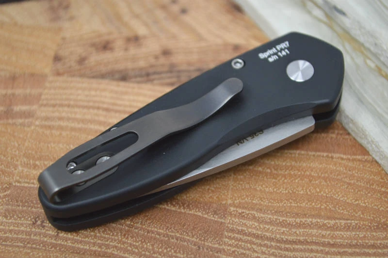 Pro Tech Sprint Auto - Black Handle - Stonewash S35VN Blade 6 Pro Tech Sprint Auto - Black Handle - Stonewash S35VN Blade - Image 6
