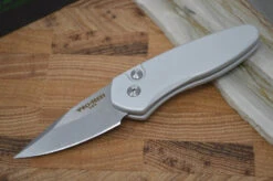 Pro Tech Sprint Auto - Silver Handle - Stonewash S35VN Blade