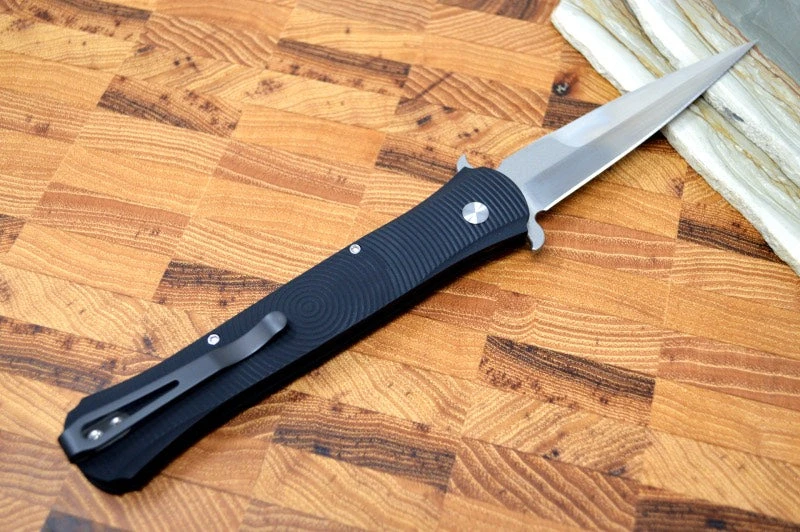 Pro Tech "The Large Don" Auto - Black Patterned Handle - Black 154CM Blade 3 Pro Tech "The Large Don" Auto - Black Patterned Handle - Black 154CM Blade - Image 3