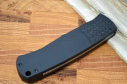 Pro Tech "Whiskers" Auto - Black Aluminum Handle - Bolster Release - Partial Serrate -Pro-Tech Knives Shop DSC 0455 37585136 7760 4321 a6e2 6344b3359c17