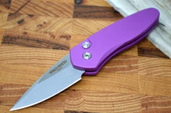 Pro Tech Sprint Auto - Purple Handle - Stonewash S35VN Blade