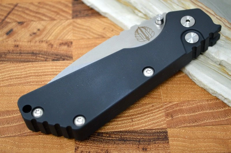 Pro Tech Strider SnG - Black Aluminum Handle / Stonewash Blade 2401 3 Pro Tech Strider SnG - Black Aluminum Handle / Stonewash Blade 2401 - Image 3