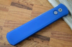 Pro Tech Godfather Auto - Blue Aluminum Handle / Blasted Blade -Pro-Tech Knives Shop DSC 0898 ac636661 3822 4aab b533 08b14b5d4e62