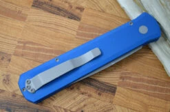 Pro Tech Godfather Auto - Blue Aluminum Handle / Blasted Blade -Pro-Tech Knives Shop DSC 0899 c8df1625 5759 4143 8f4e d83873cdaf2e