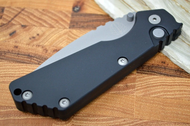 Pro Tech Strider SnG - Black Aluminum Handle / Blasted Blade 2401-B 3 Pro Tech Strider SnG - Black Aluminum Handle / Blasted Blade 2401-B - Image 3