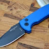 Pro Tech SBR Auto - Blue Handle / Black Plain Blade LG403-BLUE