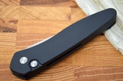 Pro Tech Half Breed Auto Left Handed - Black Handle - S35VN Stonewash Blade 3605-LH -Pro-Tech Knives Shop DSC 0992