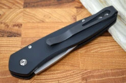 Pro Tech Half Breed Auto Left Handed - Black Handle - S35VN Stonewash Blade 3605-LH -Pro-Tech Knives Shop DSC 0993