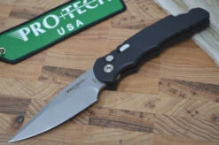 Pro Tech Tactical Response 5 Auto - Stonewash Blade / Black Handle
