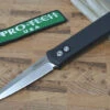 Pro Tech Godfather Auto - Black Aluminum Handle / Satin Blade