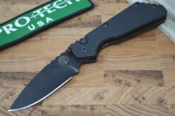 Pro Tech Strider PT Auto - Black Handle W/ Super Grip Knurl
