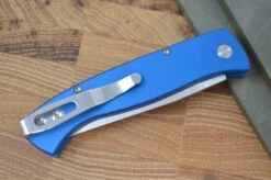 Pro Tech Small Brend Auto - Blue Handle - Satin Plain Edge Blade 7 Pro Tech Small Brend Auto - Blue Handle - Satin Plain Edge Blade -Pro-Tech Knives Shop DSC 2904