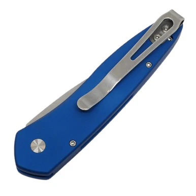 Pro-Tech Half Breed - Blue Aluminum / Stonewash CPM-S35VN - 3605-BLUE 2 Pro-Tech Half Breed - Blue Aluminum / Stonewash CPM-S35VN - 3605-BLUE - Image 2