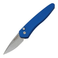 Pro-Tech Half Breed - Blue Aluminum / Stonewash CPM-S35VN - 3605-BLUE