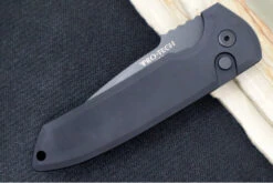 Pro Tech Rockeye Auto - Black Aluminum Handle / Black DLC CPM-D2 Blade LG303-D2 -Pro-Tech Knives Shop IMG 0067