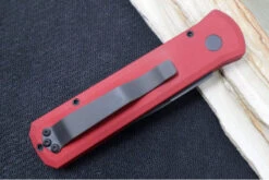 Pro Tech Godson Auto - Red Anodized Aluminum Handle / CPM-154 Blade / Black DLC Finish 721-RED -Pro-Tech Knives Shop IMG 1029 1fbcf7af d63c 4331 bbf3 dcb3f54c20e0