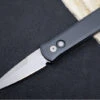 Pro Tech Godson Auto - Black Handle - 154CM Blasted Blade
