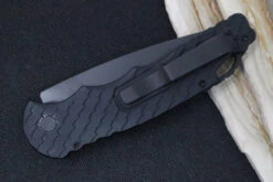 Pro Tech Tactical Response 4 Operator Auto - Black Feather Textured Handle / Black D2 Blade / Tritium Button TR-4.F3OPERATOR -Pro-Tech Knives Shop IMG 1625