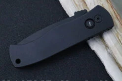 Pro Tech Emerson Operator Auto - Black Anodized Aluminum Handle / Black Finished Tanto Blade / CPM-154CM Steel / Tritium Push Button E7T-OPERATOR -Pro-Tech Knives Shop IMG 1629