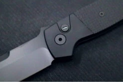 Pro Tech Terzuloa ATCF Operator Auto - Black Aluminum Handle & Textured Black G-10 Inlays / Tritium Push Button / Black DLC Drop Point Blade / CPM-Magnacut Steel BT2715-OPERATOR -Pro-Tech Knives Shop IMG 1760