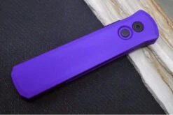 Pro Tech Godson Auto - Black Blade / Purple Anodized Aluminum Handle 721-PURP -Pro-Tech Knives Shop IMG 1767