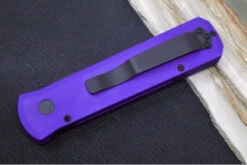 Pro Tech Godson Auto - Black Blade / Purple Anodized Aluminum Handle 721-PURP -Pro-Tech Knives Shop IMG 1768