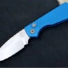 Pro Tech Strider PT+ Auto - Blue Anodized Aluminum Handle / Stonewash Finish / CPM-Magnacut Steel PT201-BLUE