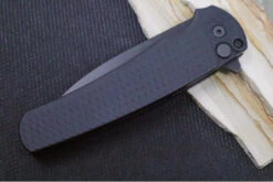 Pro Tech Malibu Limited - "Dragon Scale" Black Anodized Aluminum Handle / Black Hardware & Clip / DLC Black Finish / Wharncliffe Blade / CPM-Magnacut 5336 -Pro-Tech Knives Shop IMG 2161 6580d5eb bed5 41c4 9250 fd4366b49a4d