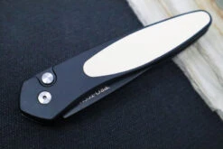 Pro Tech Newport Auto - Tuxedo Handle / S35VN Black Blade 3452 -Pro-Tech Knives Shop IMG 2340