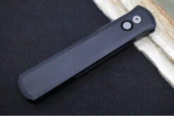 Pro Tech Godfather Auto - Black Aluminum Handle / Blasted Bead Blade 920 -Pro-Tech Knives Shop IMG 2927