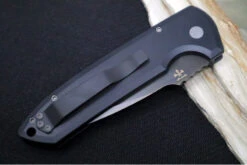 Pro Tech Rockeye Auto - Black Textured Aluminum Handle / Smoky Grey DLC CPM-D2 Blade LG325-D2 -Pro-Tech Knives Shop IMG 2933 eacc1f99 e3c2 475d bd52 0b59650039a1