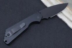 Pro Tech Strider SnG Operator - Black Aluminum Handle / Black Blade / Tritium Push Button 2403-OP 7 Pro Tech Strider SnG Operator - Black Aluminum Handle / Black Blade / Tritium Push Button 2403-OP -Pro-Tech Knives Shop IMG 2948