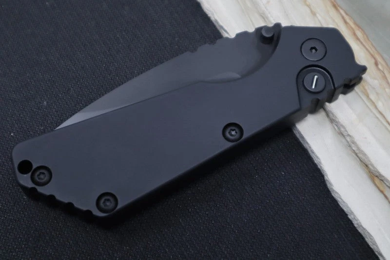Pro Tech Strider SnG Operator - Black Aluminum Handle / Black Blade / Tritium Push Button 2403-OP 4 Pro Tech Strider SnG Operator - Black Aluminum Handle / Black Blade / Tritium Push Button 2403-OP - Image 4