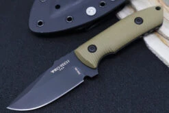Pro Tech SBR Fixed Blade- Green 3D G-10 Handle / Black DLC CPM-S35VN Blade / Kydex Sheath LG511-GREEN