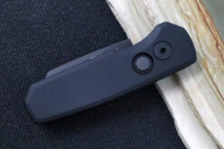 Pro Tech Runt Auto - Black Aluminum Handle / Black DLC Reverse Tanto Blade / CPM-20CV Steel R5203 -Pro-Tech Knives Shop IMG 3714
