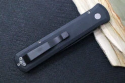 Pro Tech Godfather Auto - Black Aluminum Handle / Black Blade 921 -Pro-Tech Knives Shop IMG 3732
