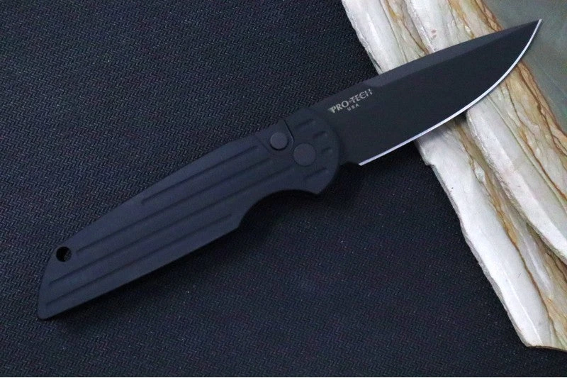 Pro Tech Tactical Response 3 Auto LEFT HAND - Black Anodized Aluminum Handle / Black DLC Blade / CPM-154CM TR-3 L-2 1 Pro Tech Tactical Response 3 Auto LEFT HAND - Black Anodized Aluminum Handle / Black DLC Blade / CPM-154CM TR-3 L-2