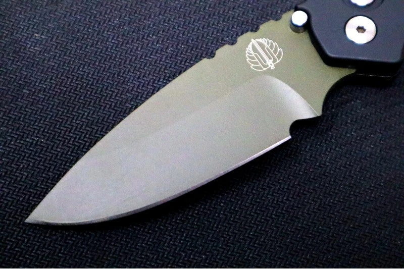 Pro Tech Strider SnG NWK Exclusive - OD Green Cerakoted Blade / 154CM / Black Aluminum Handle / Black DLC Titanium Clip 2 Pro Tech Strider SnG NWK Exclusive - OD Green Cerakoted Blade / 154CM / Black Aluminum Handle / Black DLC Titanium Clip - Image 2