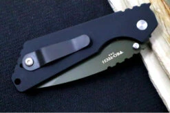 Pro Tech Strider SnG NWK Exclusive - OD Green Cerakoted Blade / 154CM / Black Aluminum Handle / Black DLC Titanium Clip 12 Pro Tech Strider SnG NWK Exclusive - OD Green Cerakoted Blade / 154CM / Black Aluminum Handle / Black DLC Titanium Clip -Pro-Tech Knives Shop IMG 5689